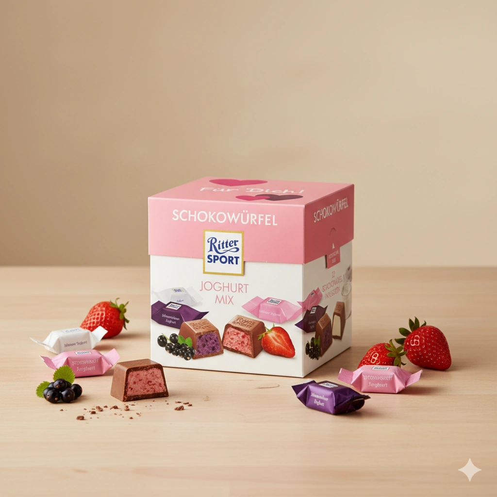 Ritter Sport Chocolate Cube Box Yoghurt